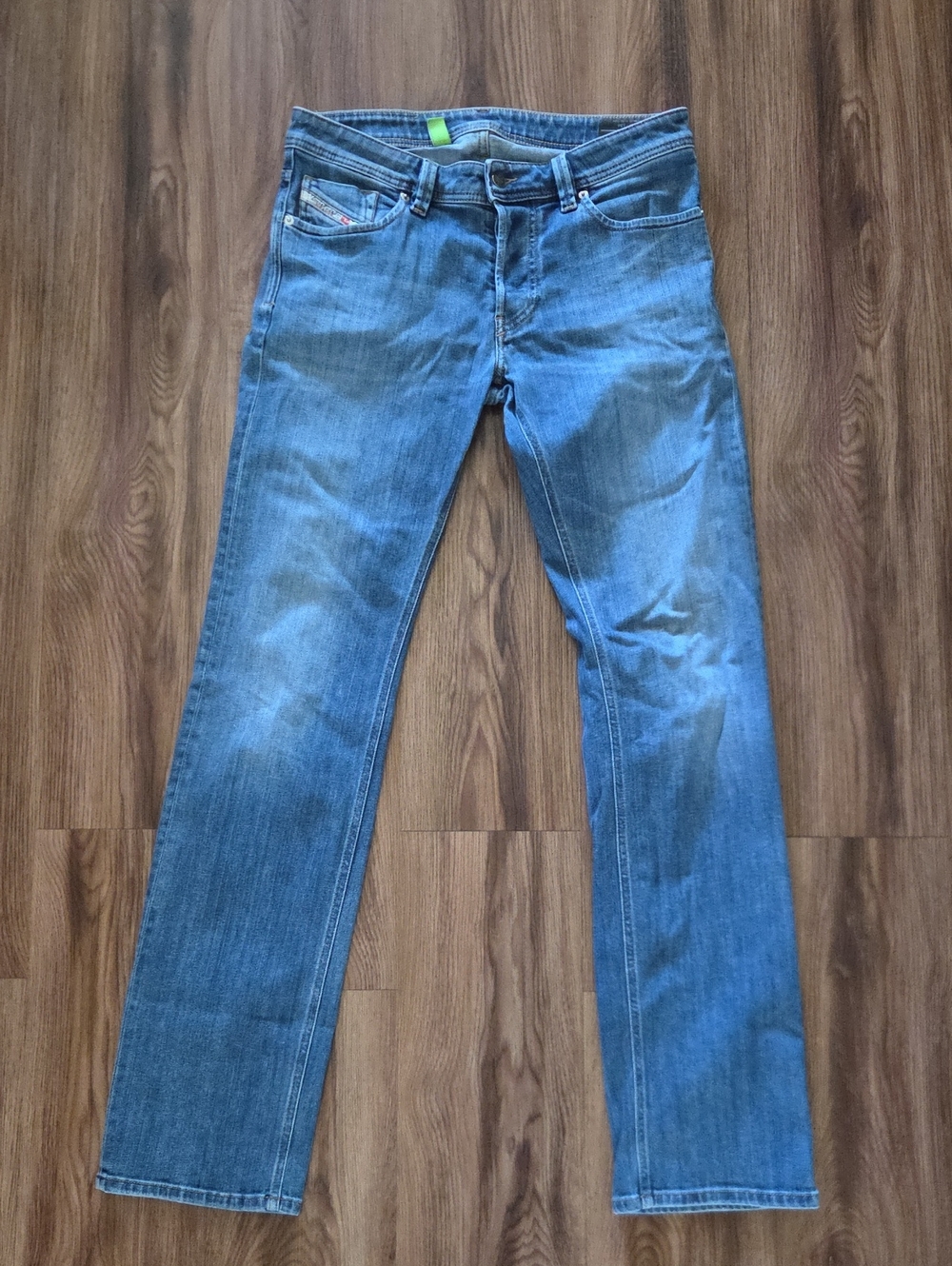 Diesel Men's Light Blue Straight Jeans